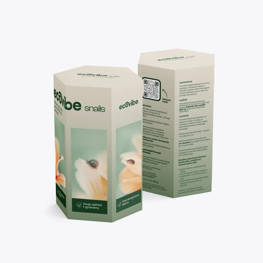 Ecovibe Snails - Natūrali priemonė nuo šliužų ir sraigių